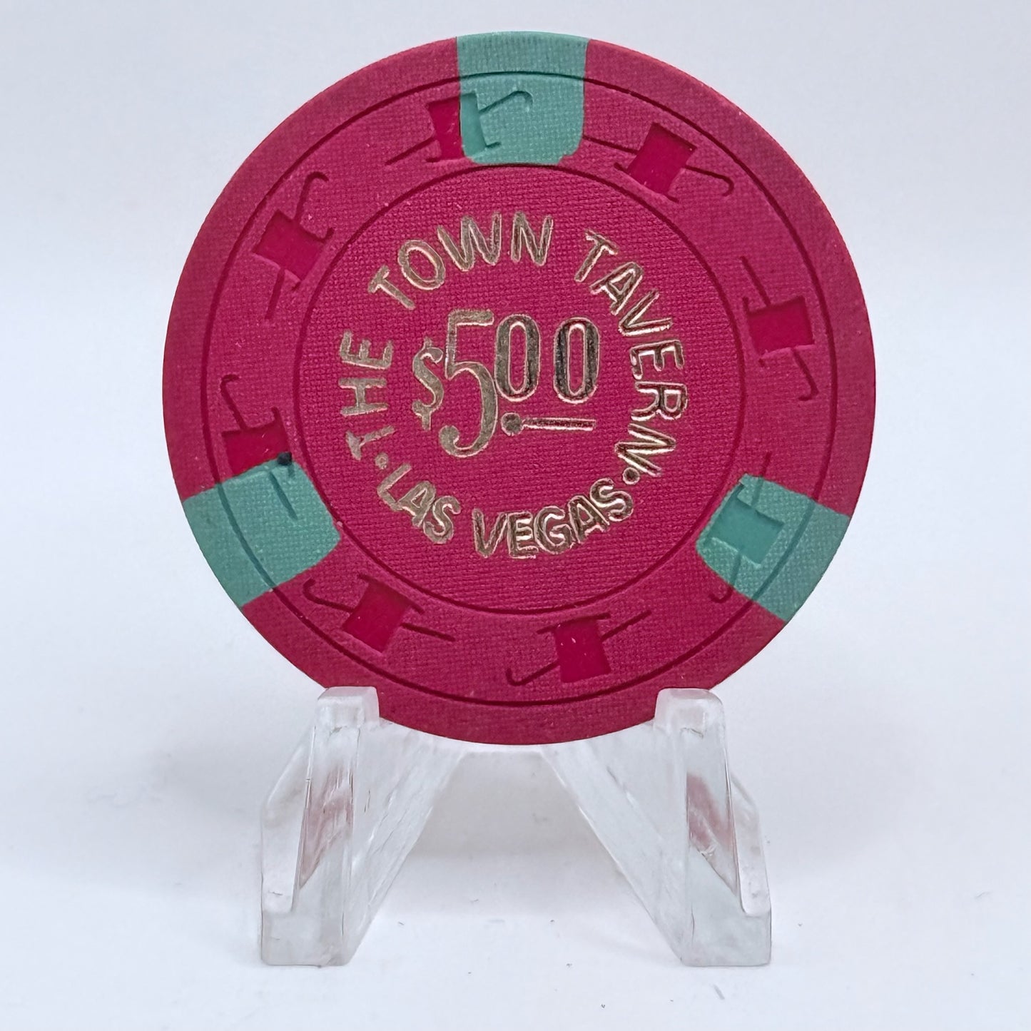 The Town Tavern Las Vegas Nevada 1967 $5 Casino Chip V6423