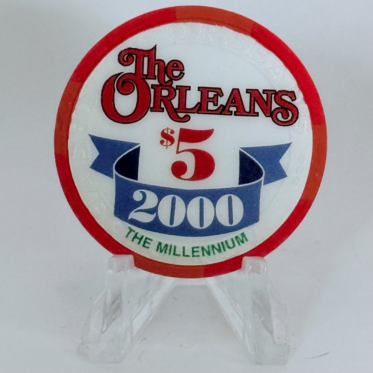 The Orleans Las Vegas Nevada 2000 'Millennium' LE $5 Casino Chip V5157