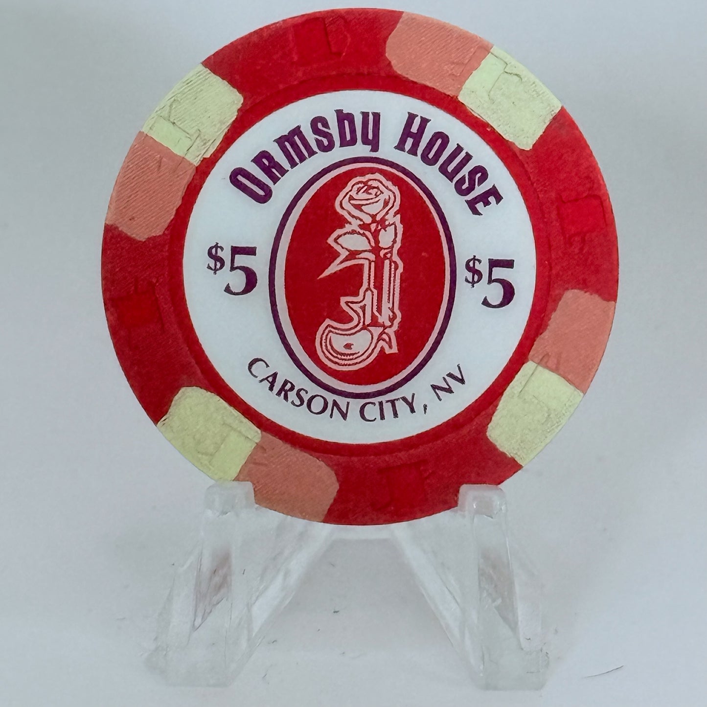 Ormsby House Carson City Nevada 1995 $5 Casino Chip N2665