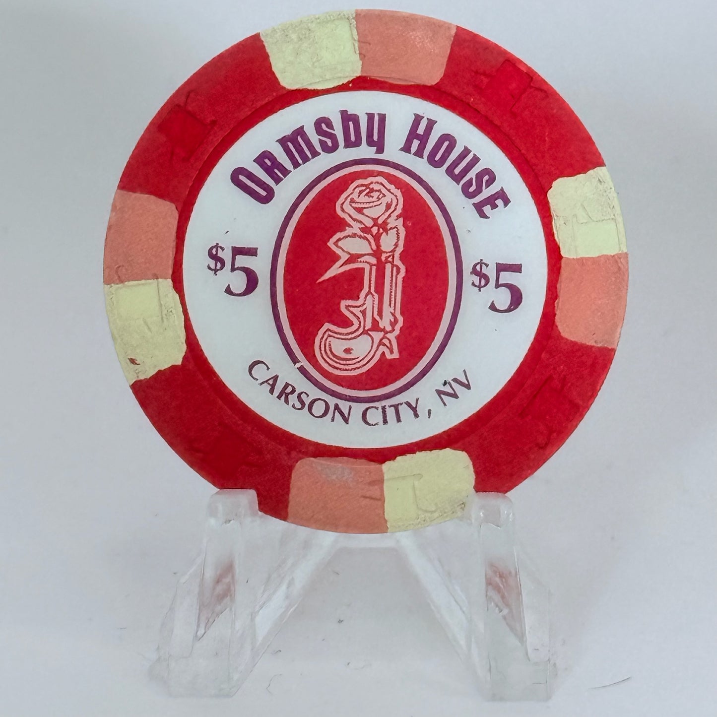 Ormsby House Carson City Nevada 1995 $5 Casino Chip N2665
