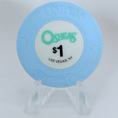 O'Sheas Las Vegas Nevada 1989 $1 Casino Chip E1727
