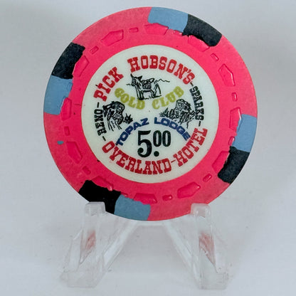 Gold Club Sparks Nevada 1976 $5 Casino Chip N3290