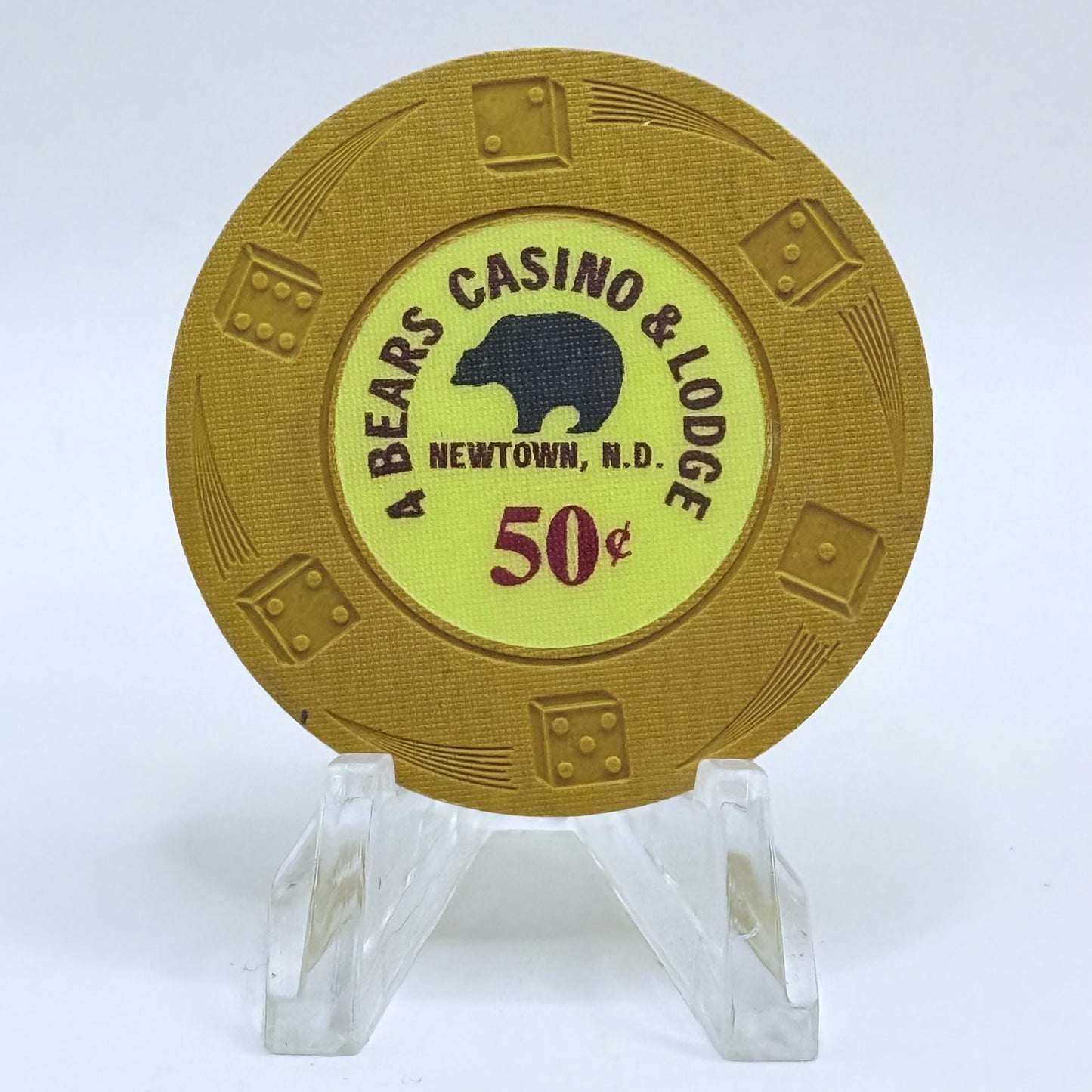 4 Bears Casino Newtown North Dakota $0.50 Casino Chip