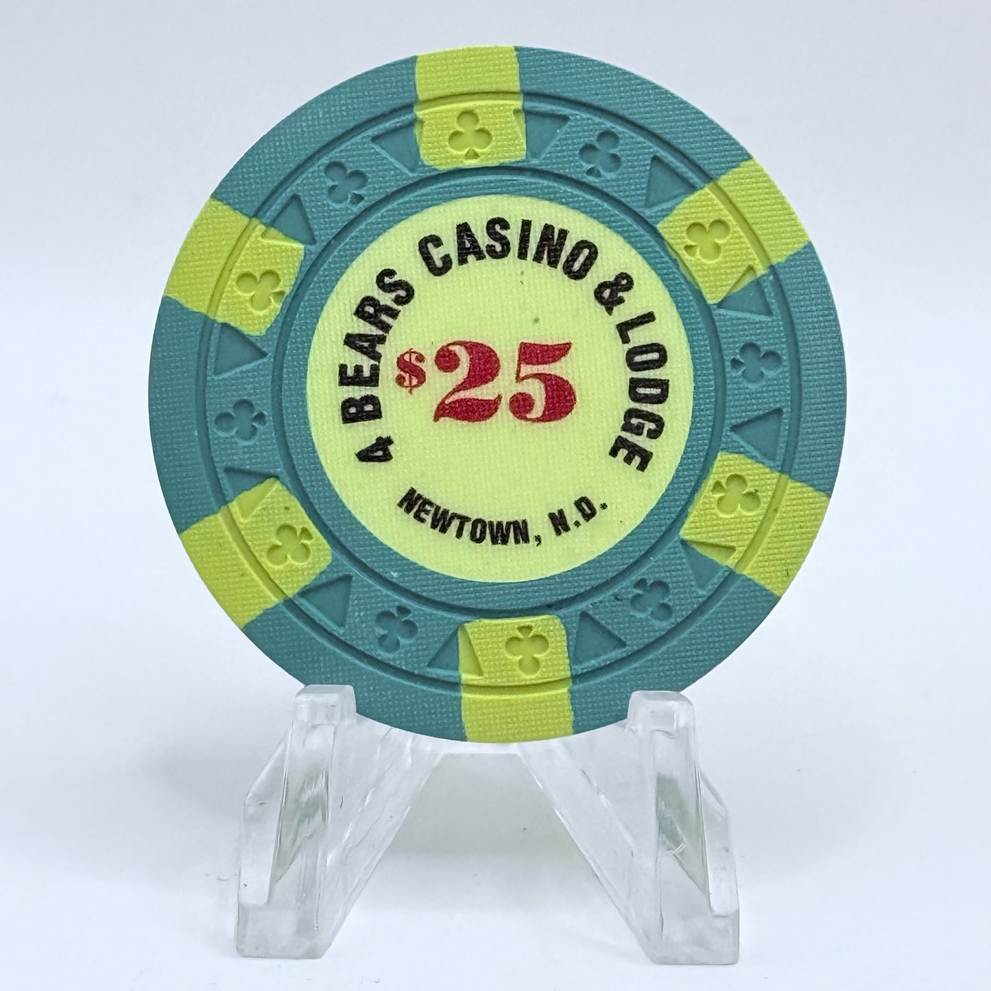 4 Bears Casino Newtown North Dakota $25 Casino Chip