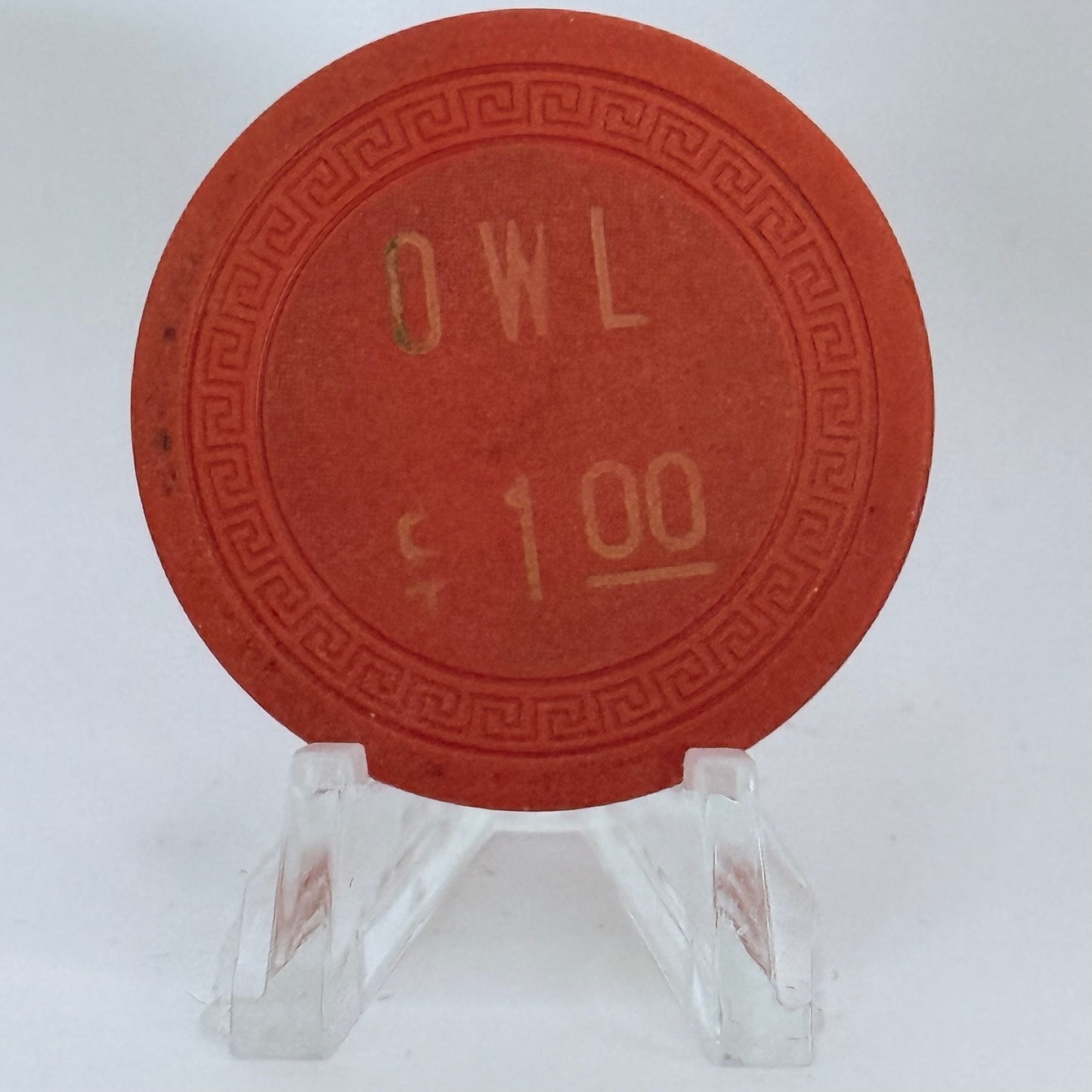 Owl Club Battle Mountain Nevada 1956 $1 Casino Chip N7342