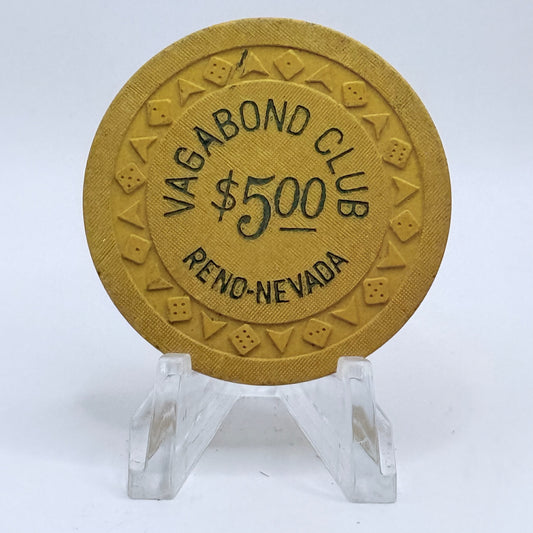 Vagabond Club Reno Nevada 1952 $5 Casino Chip V9940