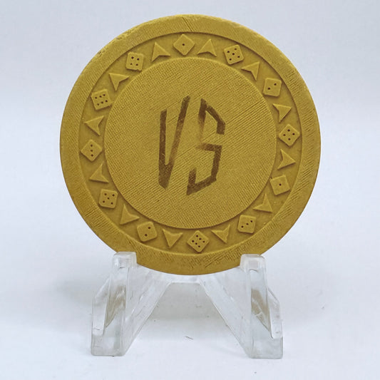 Val Sneed's El Rancho Dio Las Vegas Nevada 1944 $5 Casino Chip V1693