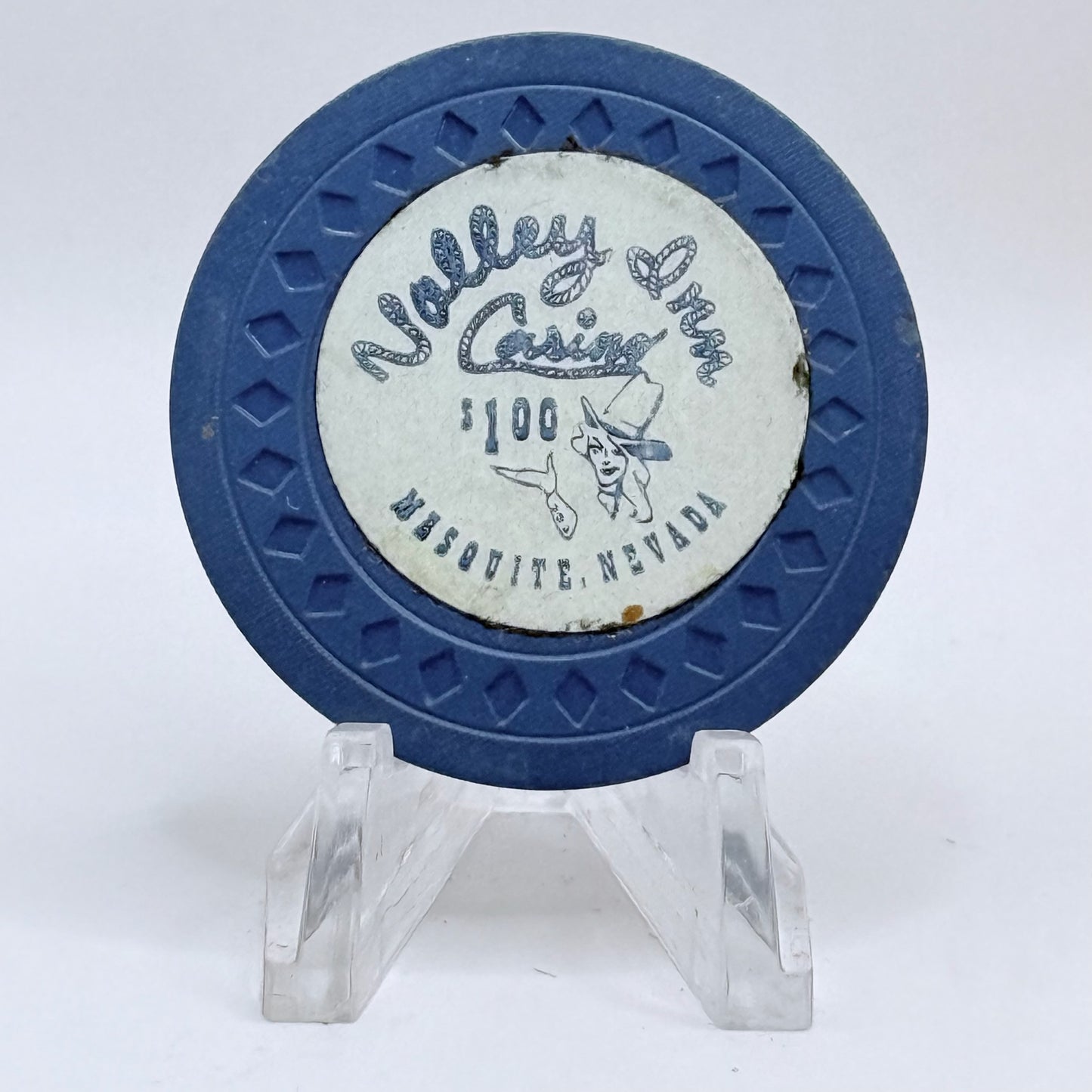 Geo Harmon Valley Inn Mesquite Nevada 1961 $1 Casino Chip N0770.M1