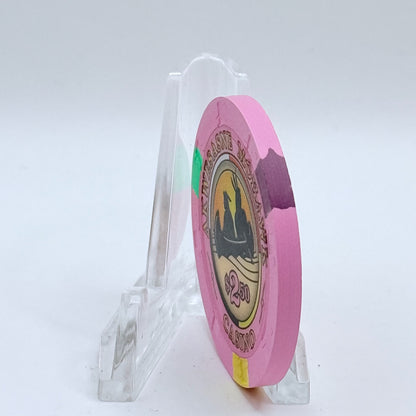 Akwesasne Mohawk Casino Hogansburg New York 1999 $2.50 Casino Chip