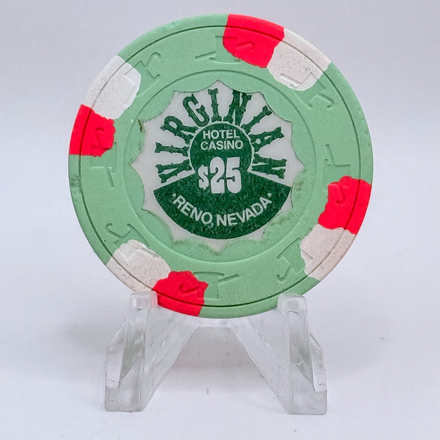 Virginian Reno Nevada 1989 $25 Casino Chip N2643