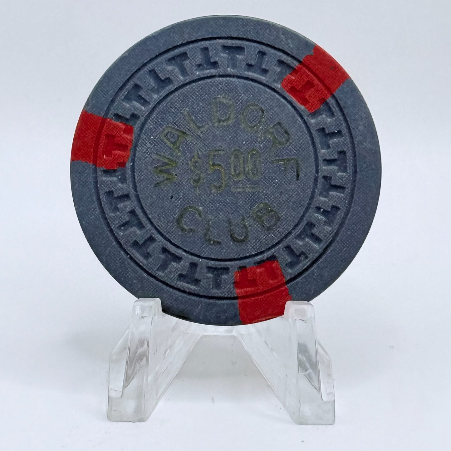 Waldorf Club Reno Nevada 1930s $5 Casino Chip N3400