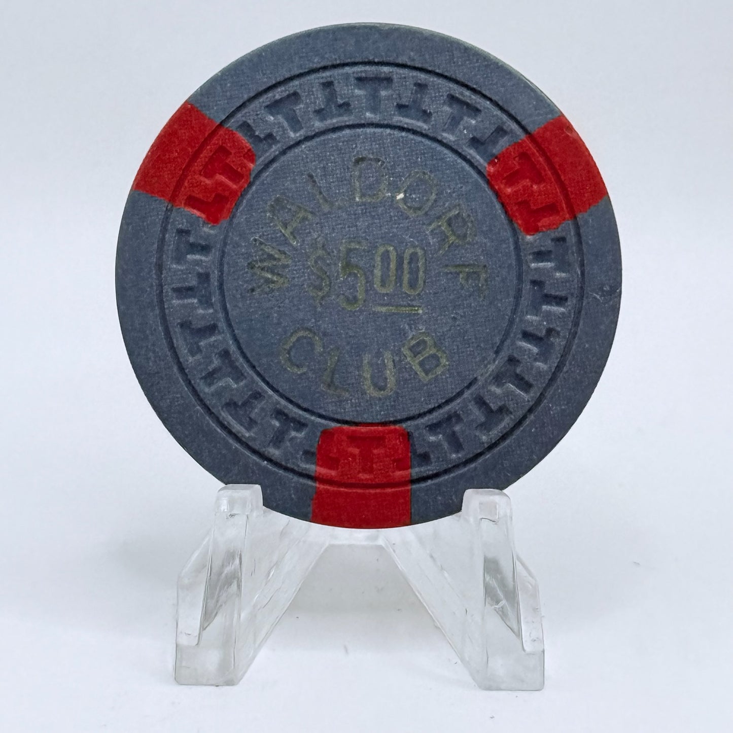 Waldorf Club Reno Nevada 1930s $5 Casino Chip N3400