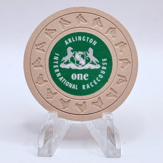 Arlington International Racecourse Arlington Heights Illinois $1 Casino Chip