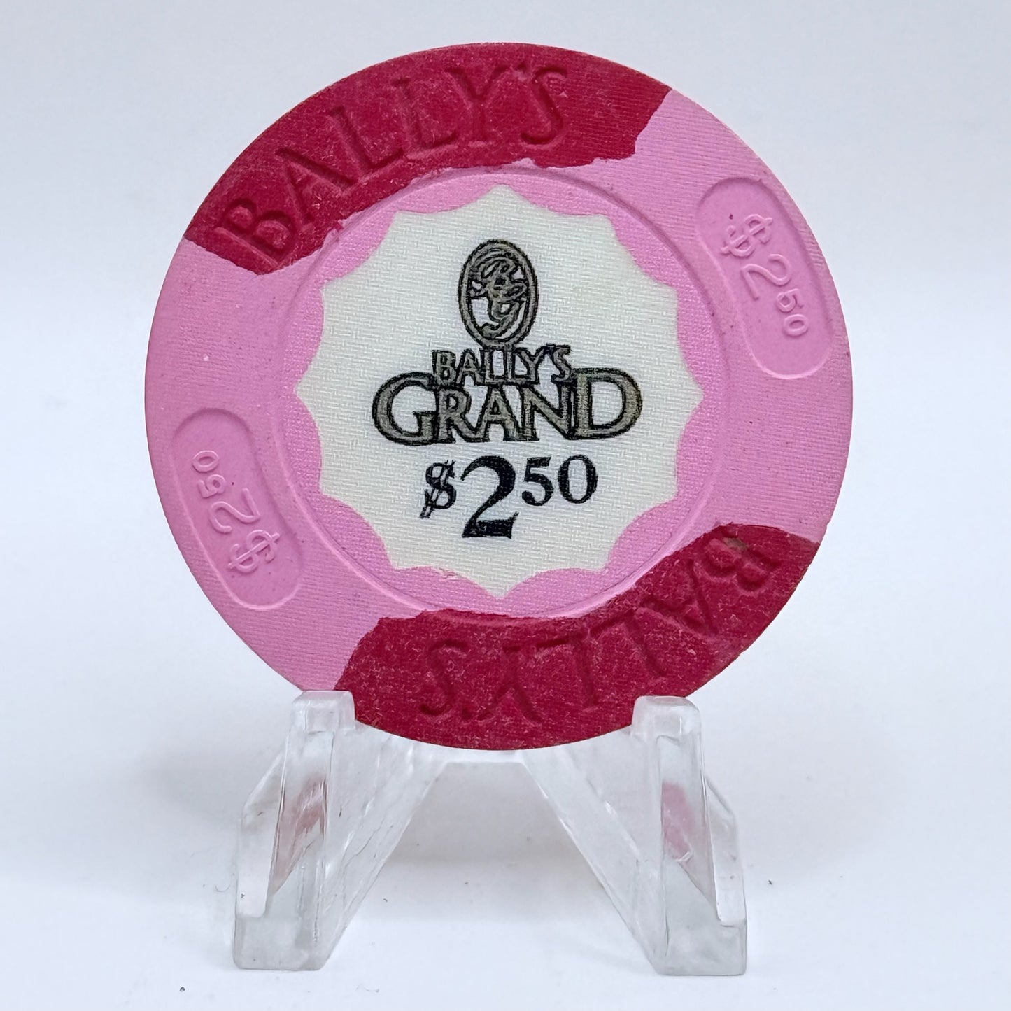 Bally's Grand Atlantic City New Jersey $2.50 Casino Chip