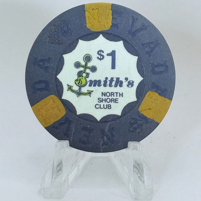 Smith's North Shore Club Lake Tahoe Nevada 1971 LE $1 Casino Chip N6900