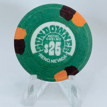 Sundowner Reno Nevada 1992 $25 Casino Chip N2463