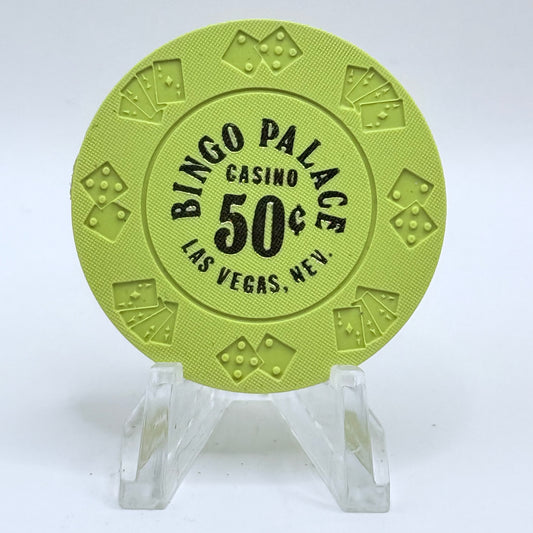 Bingo Palace Las Vegas Nevada 1977 $0.50 Casino Chip N1364
