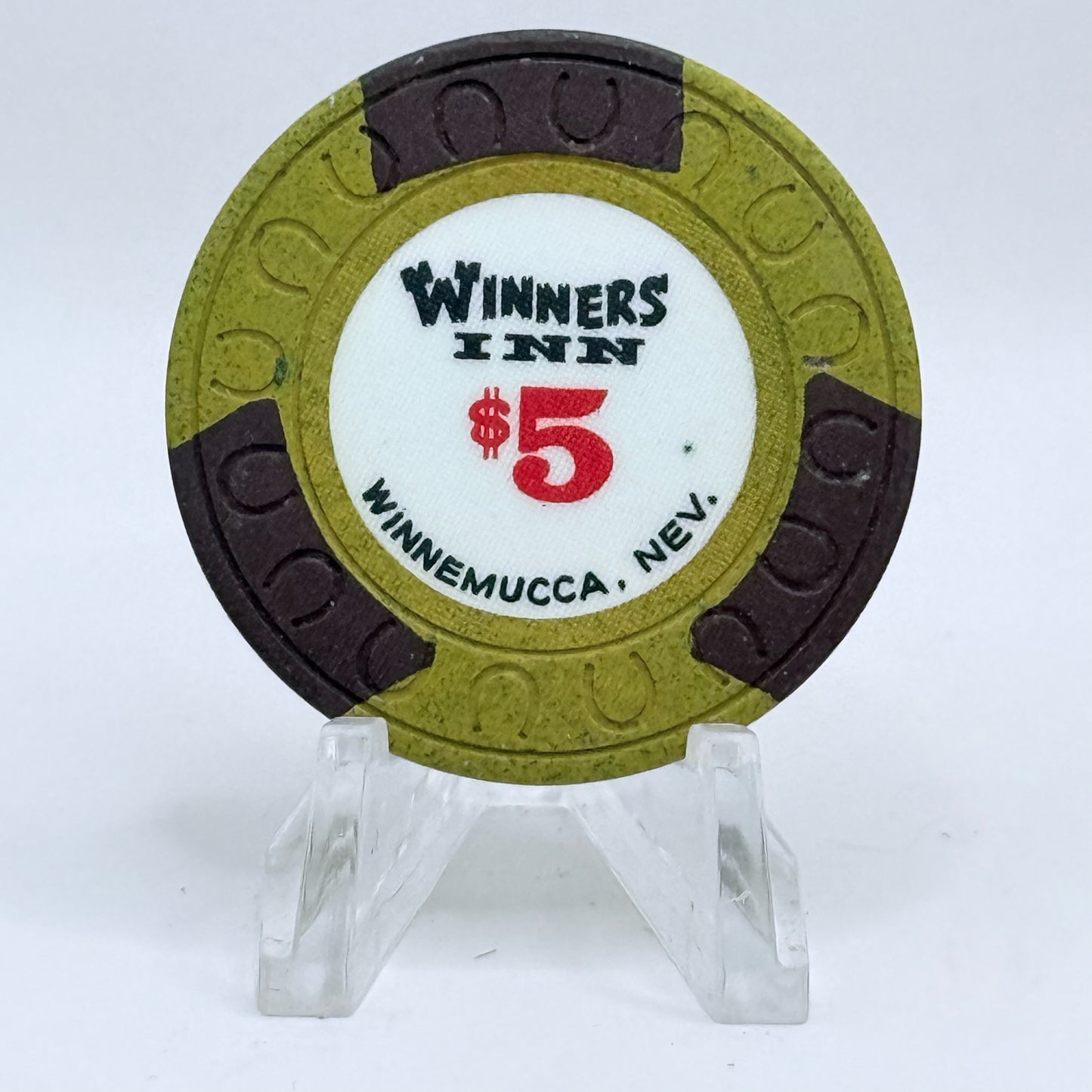 Winners Inn Winnemucca Nevada 1972 $5 Casino Chip N4368