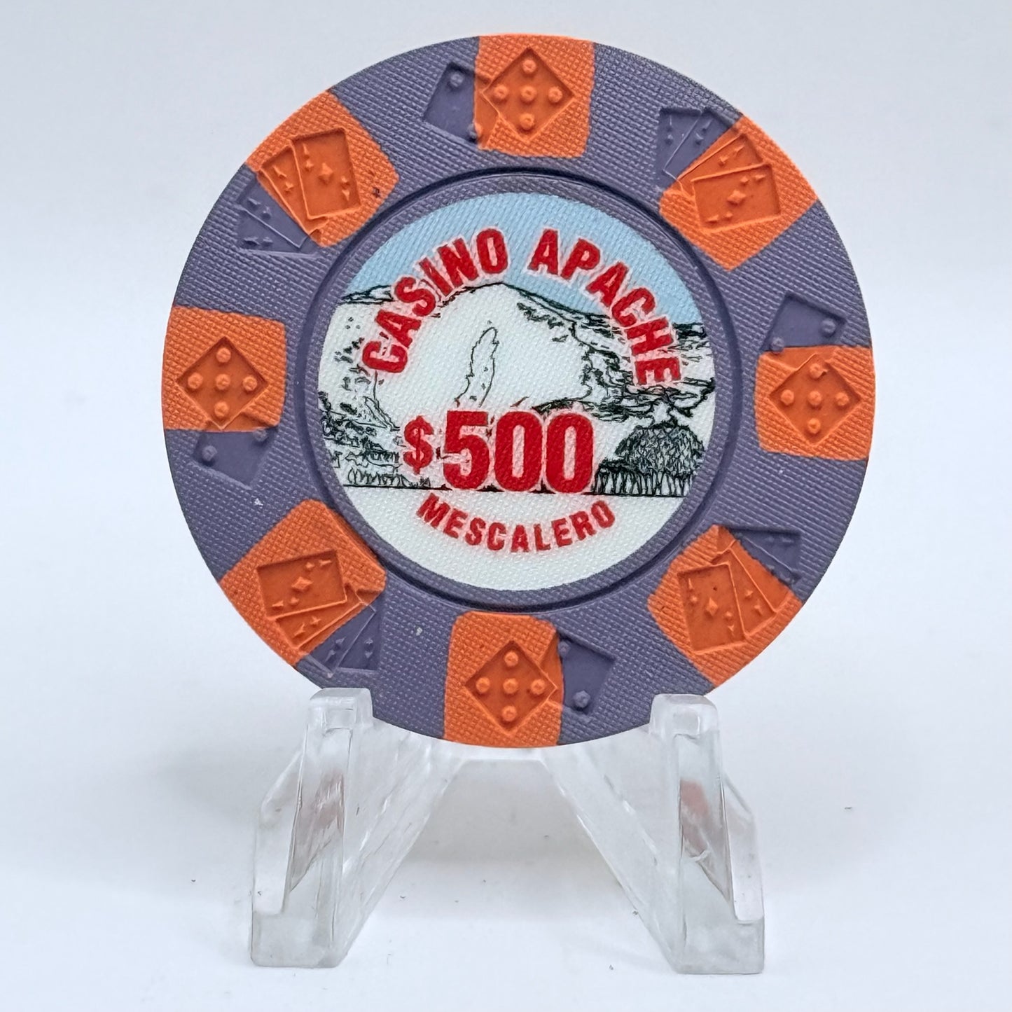 Casino Apache Mescalero New Mexico $500 Casino Chip
