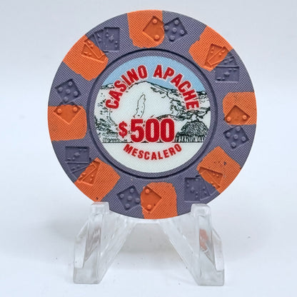 Casino Apache Mescalero New Mexico $500 Casino Chip