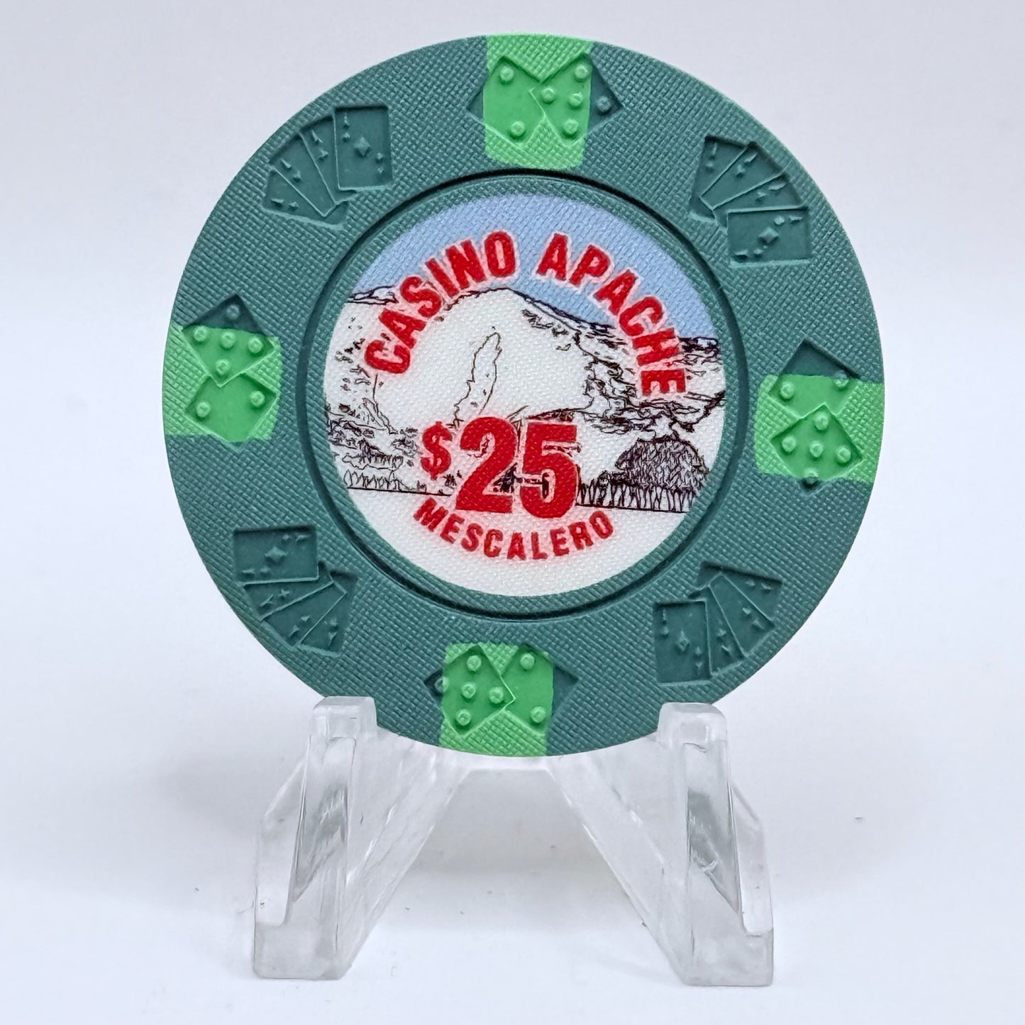 Casino Apache Mescalero New Mexico $25 Casino Chip