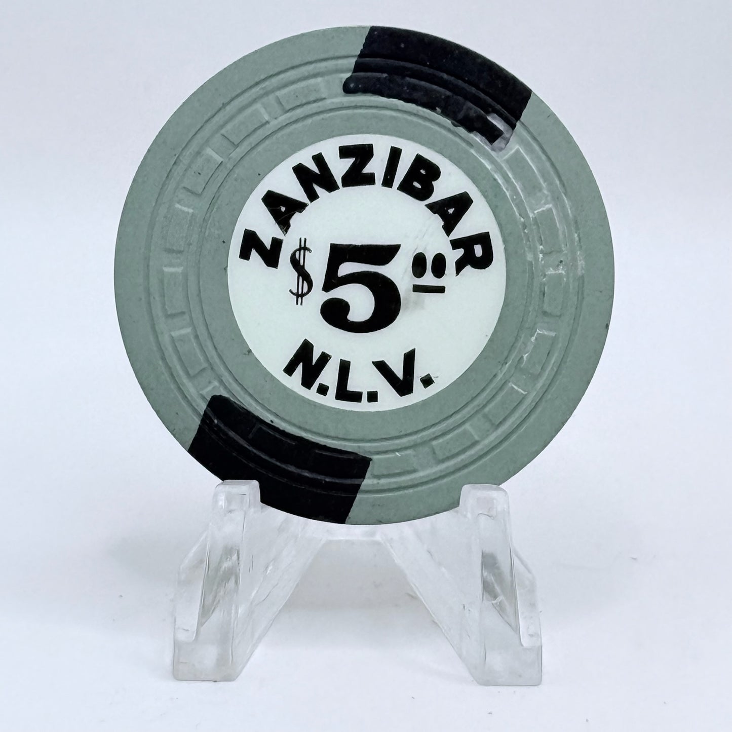 Zanzibar N. Las Vegas Nevada 1962 $5 Casino Chip N6487