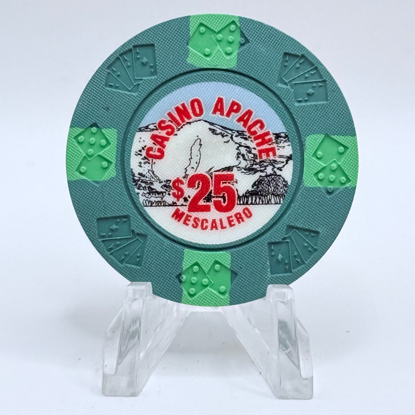 Casino Apache Mescalero New Mexico $25 Casino Chip