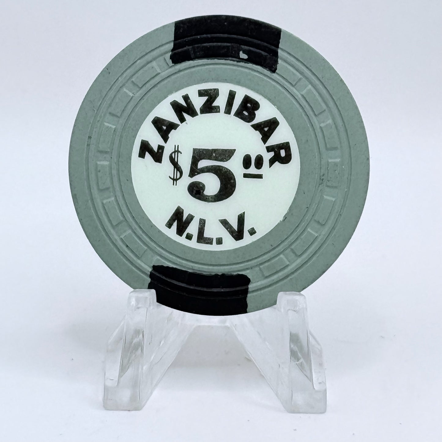 Zanzibar N. Las Vegas Nevada 1962 $5 Casino Chip N6487