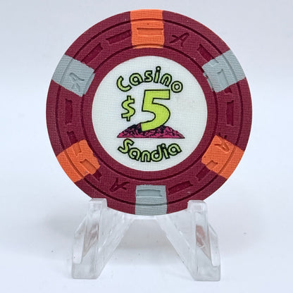 Sandia Resort and Casino Albuquerque New Mexico $5 Casino Chip