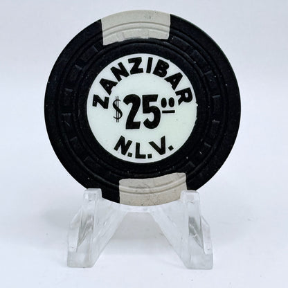 Zanzibar N. Las Vegas Nevada 1962 $25 Casino Chip N6488