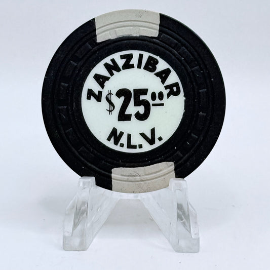 Zanzibar N. Las Vegas Nevada 1962 $25 Casino Chip N6488