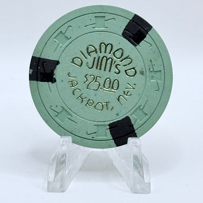 Diamond Jim's Jackpot Nevada 1964 $25 Casino Chip N3697