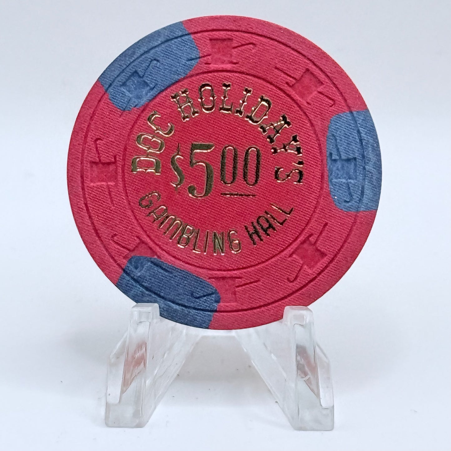 Doc Holiday's Casino Las Vegas Nevada 1980 $5 Casino Chip N1208