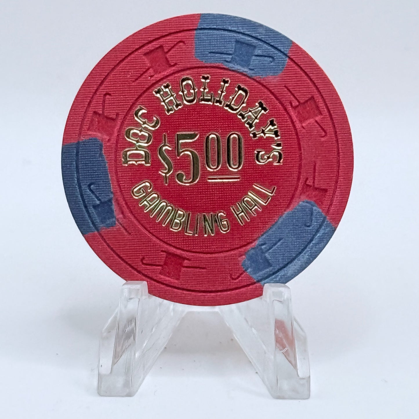 Doc Holiday's Casino Las Vegas Nevada 1980 $5 Casino Chip N1208