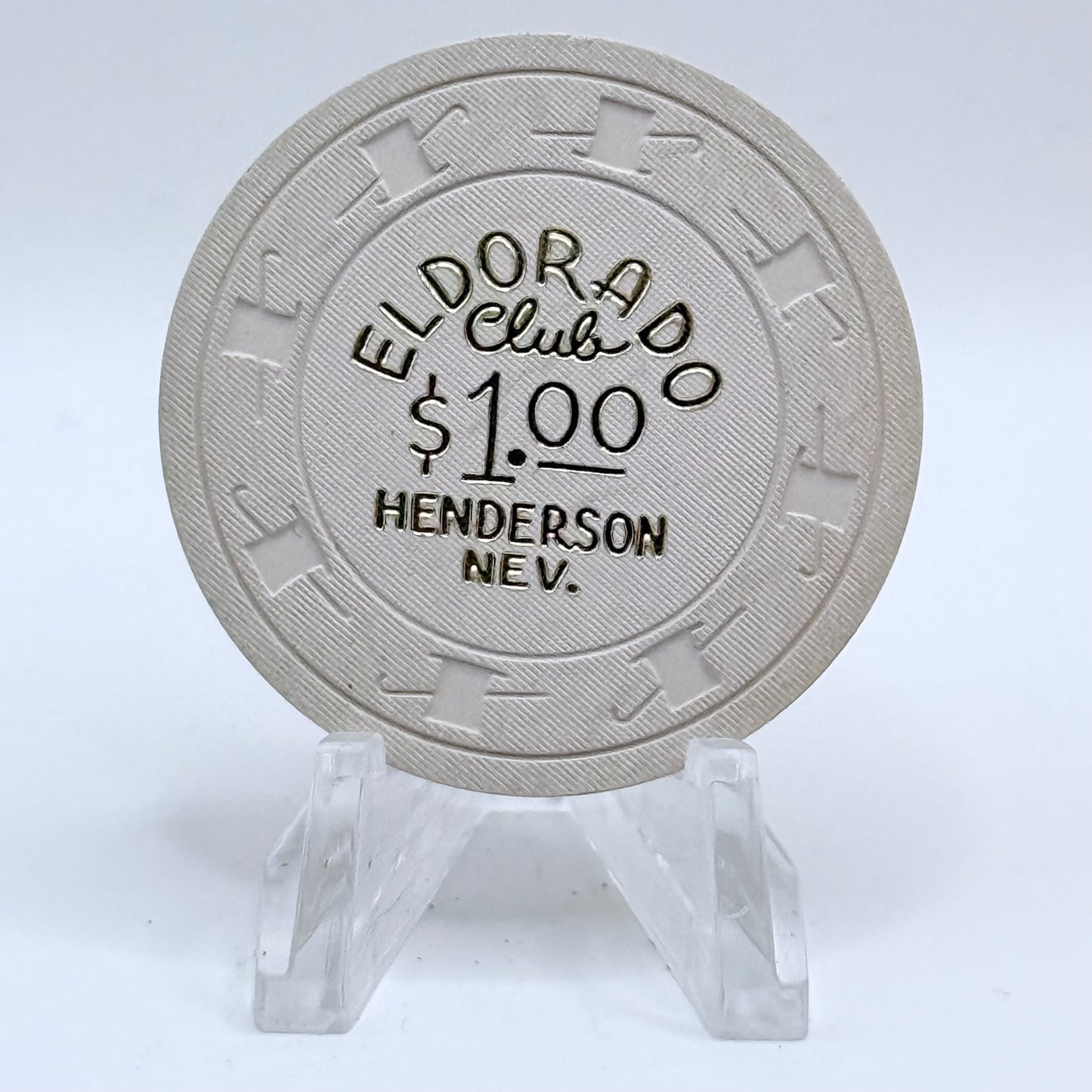 Eldorado Henderson Nevada 1960s $1 Casino Chip N3866