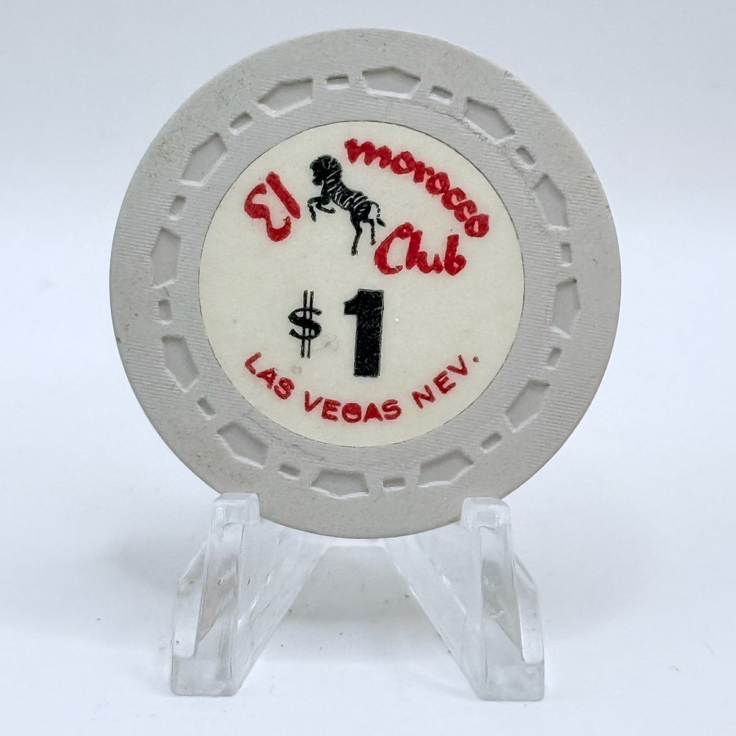 El Morocco Club Las Vegas Nevada 1964 LE $1 Casino Chip N6719