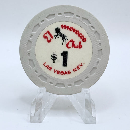 El Morocco Club Las Vegas Nevada 1964 LE $1 Casino Chip N6719