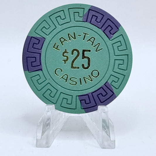 Fan-Tan Casino Reno Nevada 1967 $25 Casino Chip N5062