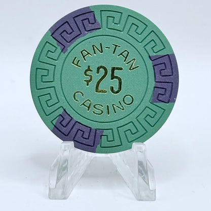 Fan-Tan Casino Reno Nevada 1967 $25 Casino Chip N5062