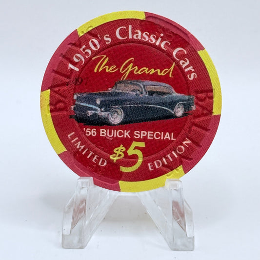Bally's Grand Atlantic City New Jersey '1956 Buick Special' LE $5 Casino Chip