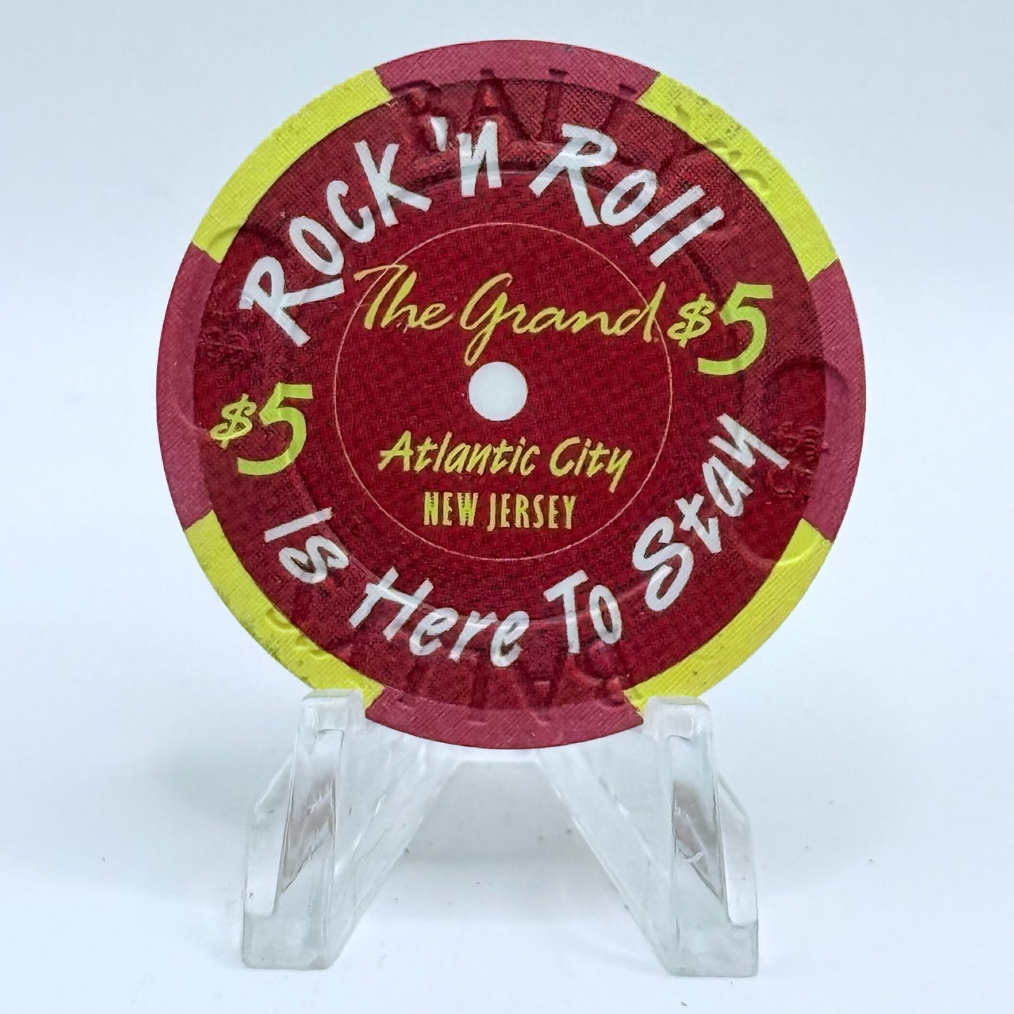 Bally's Grand Atlantic City New Jersey '1957 Thunderbird' LE $5 Casino Chip