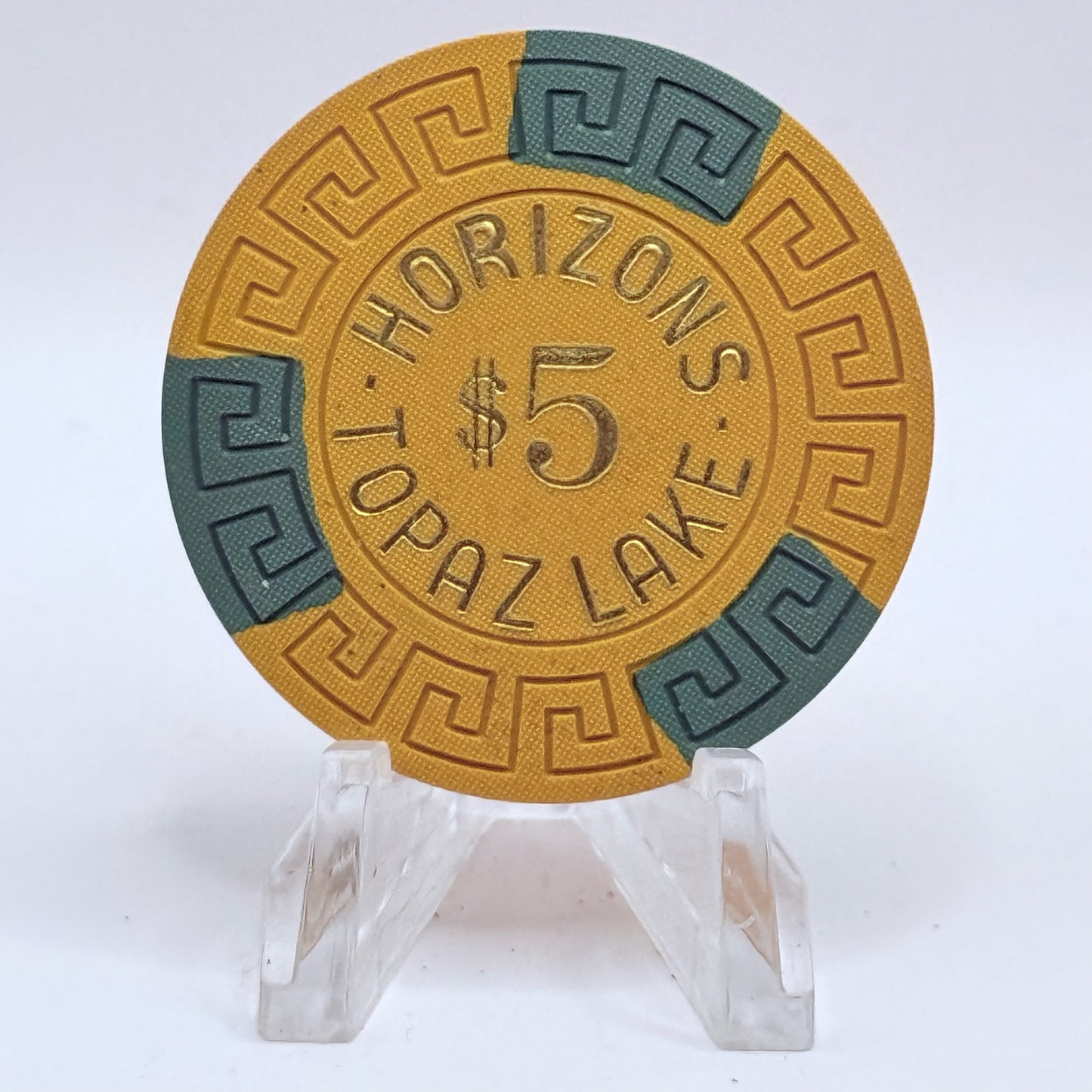 Horizons Topaz Lake Nevada 1973 $5 Casino Chip N5660