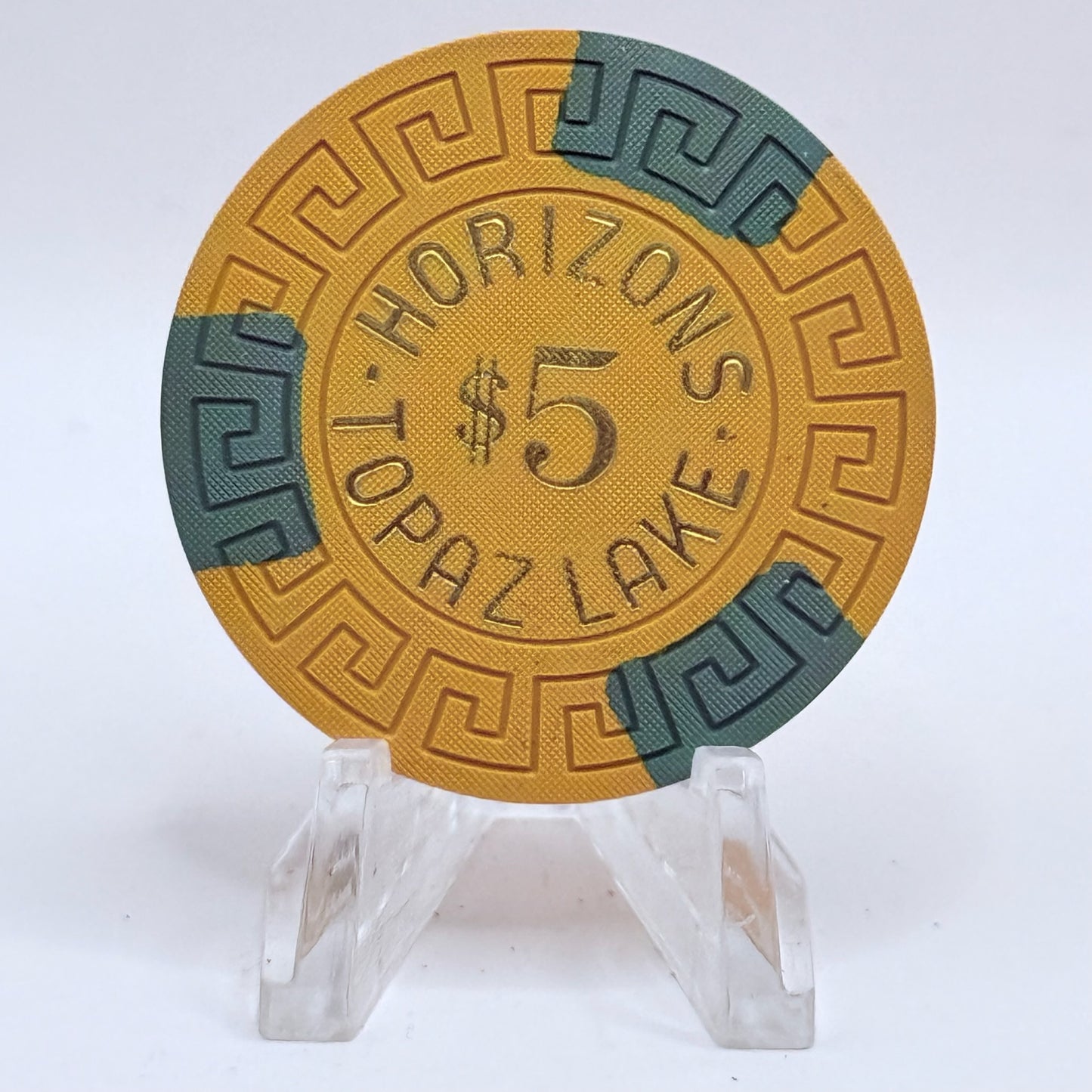 Horizons Topaz Lake Nevada 1973 $5 Casino Chip N5660