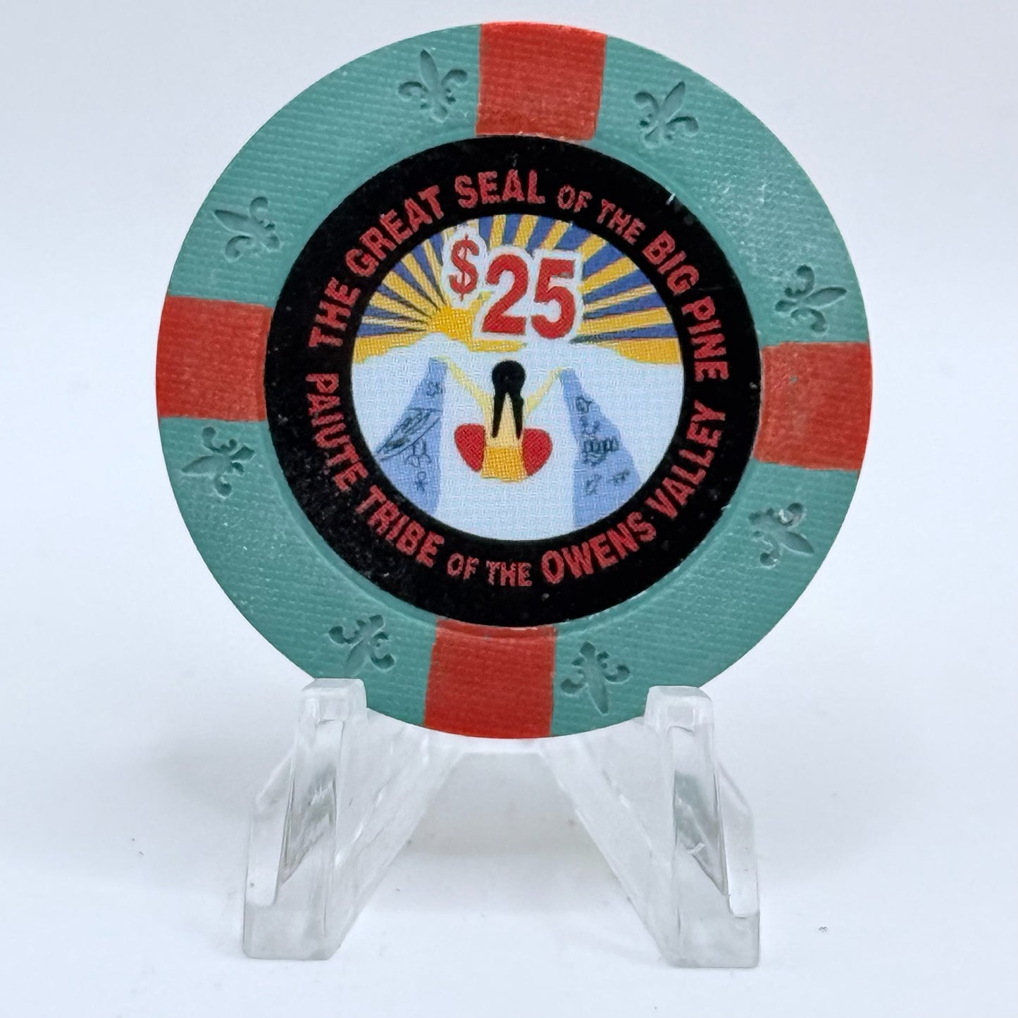 Sierra Springs Casino Big Pine California $25 Casino Chip