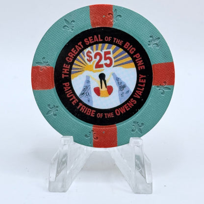 Sierra Springs Casino Big Pine California $25 Casino Chip