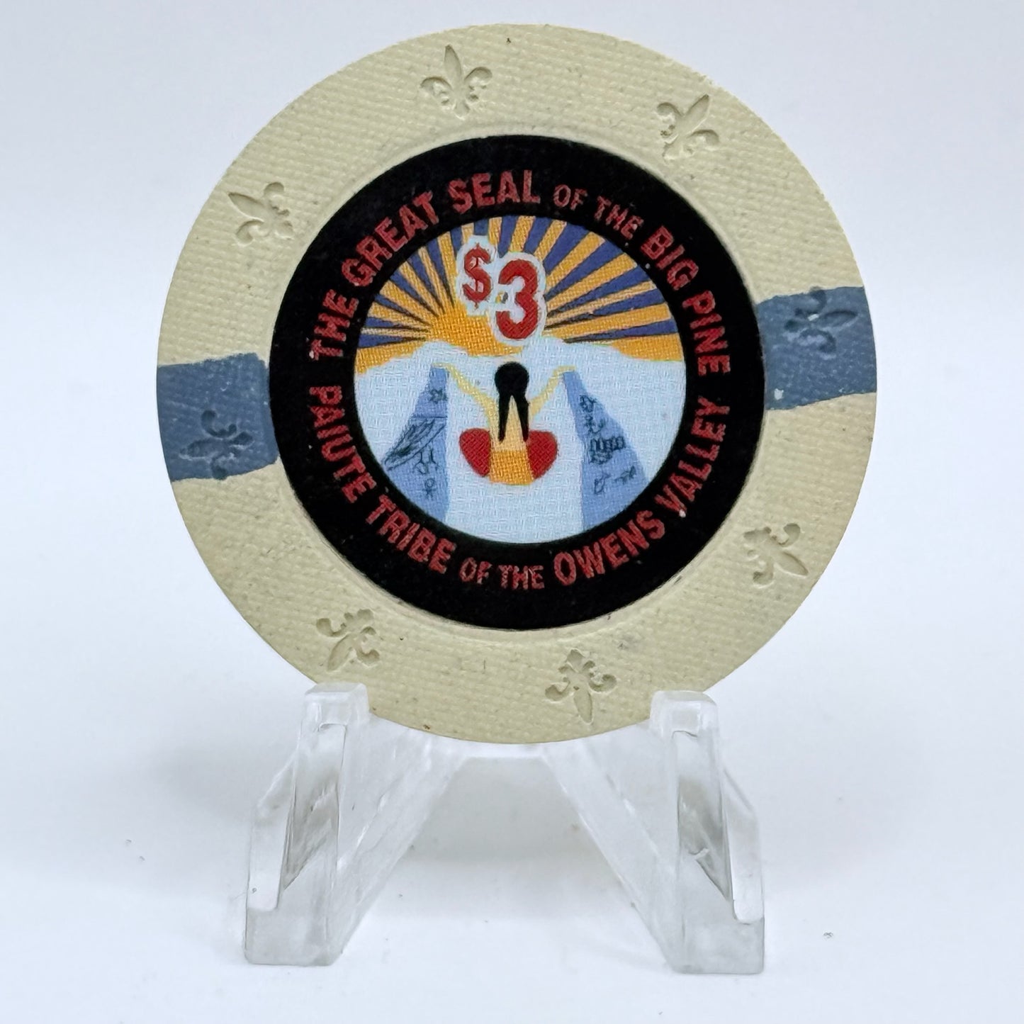 Sierra Springs Casino Big Pine California $3 Casino Chip