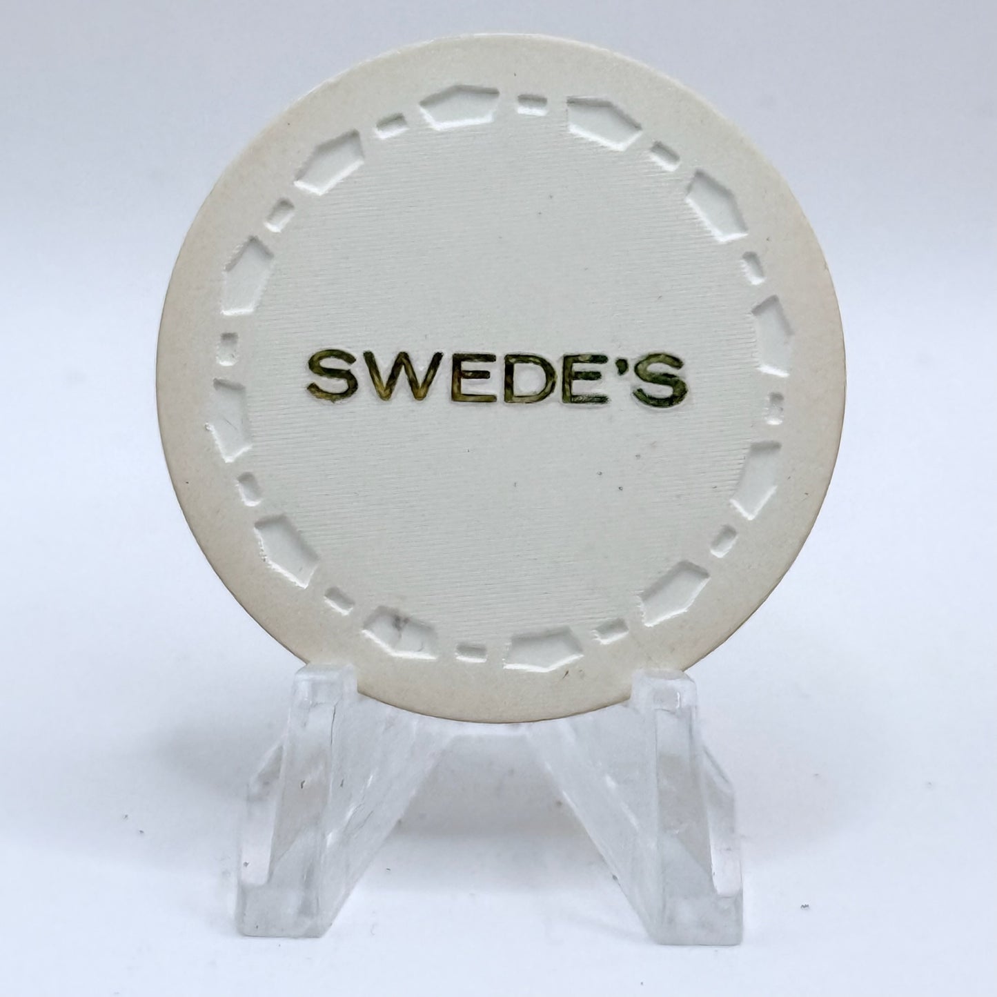 Swede's Reno Nevada 1963 LE Casino Chip V5715