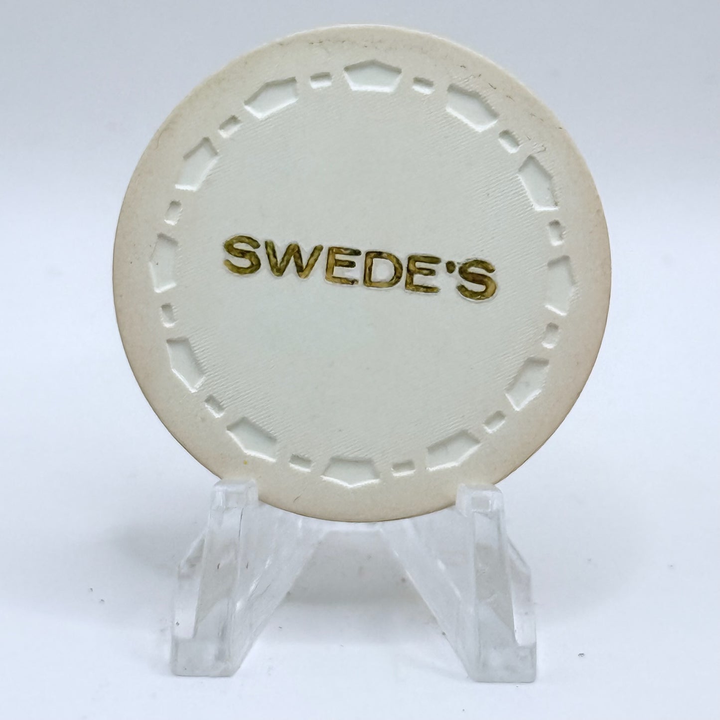 Swede's Reno Nevada 1963 LE Casino Chip V5715