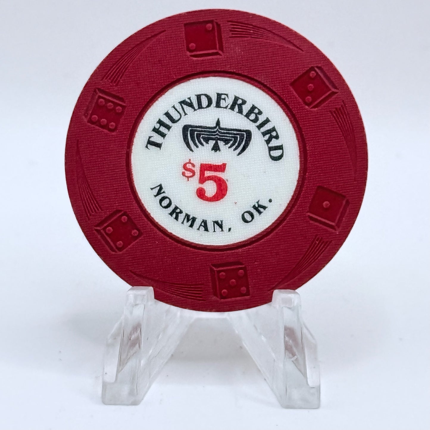 Thunderbird Norman Oklahoma $5 Casino Chip