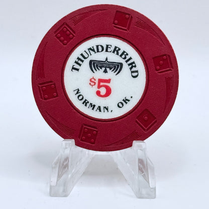 Thunderbird Norman Oklahoma $5 Casino Chip